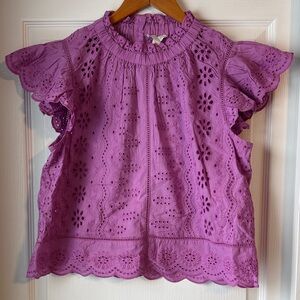 Michael Kors Eyelet Blouse